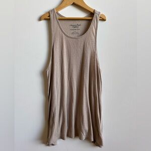 American Eagle Outfitters Women's shimmer Tank Top